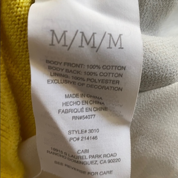 Love, Cabi Belle Cardigan style 3010 size medium - Picture 7 of 7